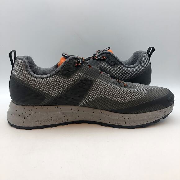 Kuru Mens ATOM TRAIL Athletic Sneaker Size 10.5 Lead Gray Orange Spice NIB